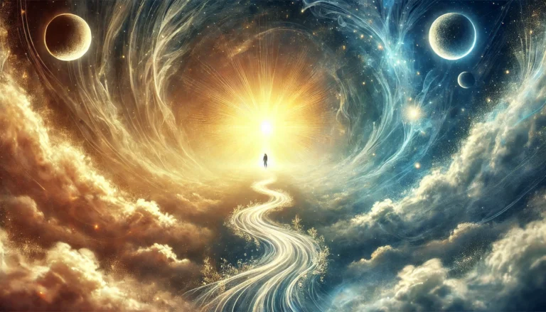 Ilustrasi perjalanan kehidupan di Akhirat