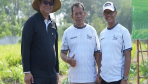 Anggota DPRD Blitar M. Andika Agus Setiawan ikut kegiatan penanaman pohon bersama Kodim 0808Blitar