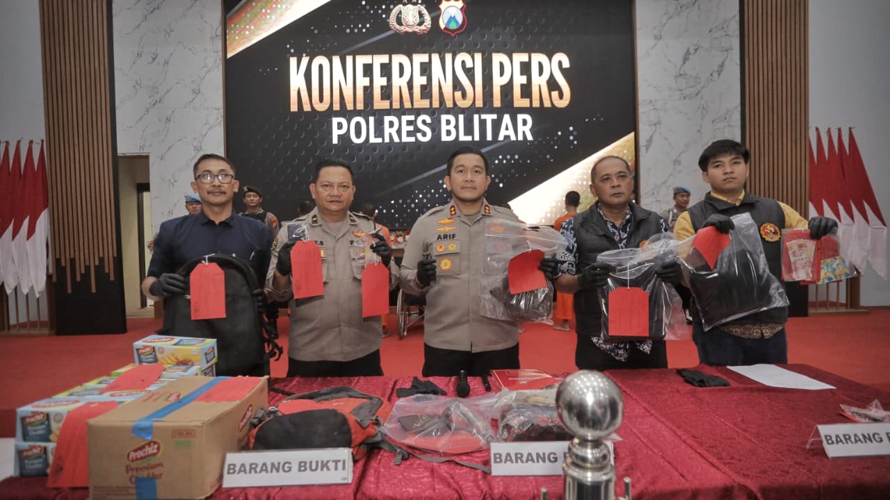 Dua Pekan Operasi Sikat Semeru, Polres Blitar Amankan 12 Pelaku Kejahatan - Patriapos