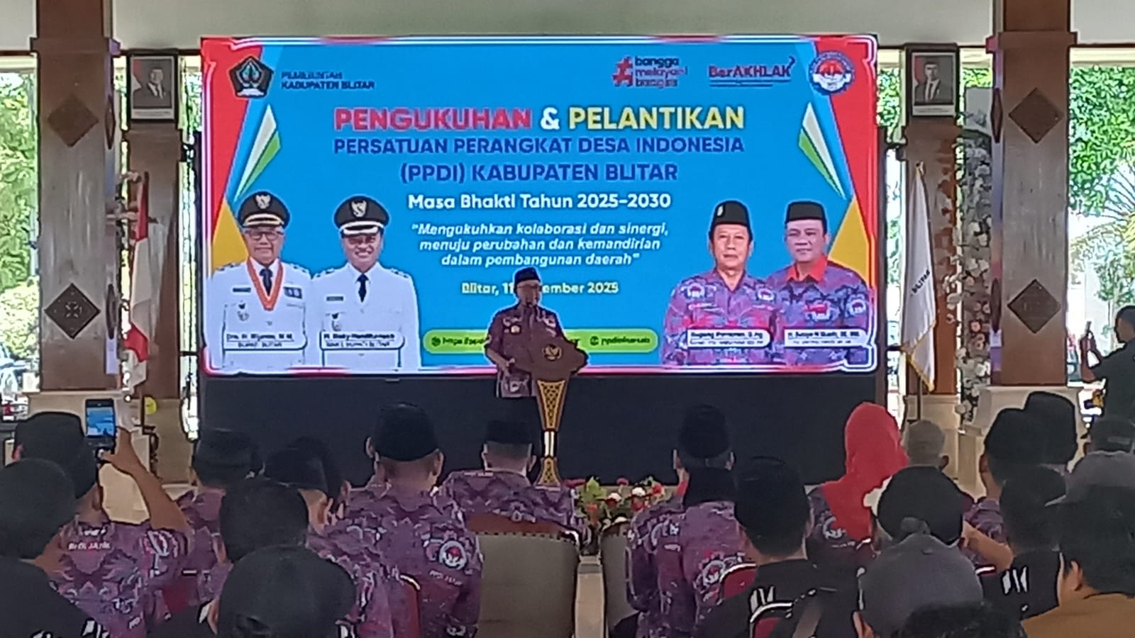Bupati Blitar Ajak PPDI Bersinergi Wujudkan Pembangunan Desa yang Berkelanjutan - Patriapos