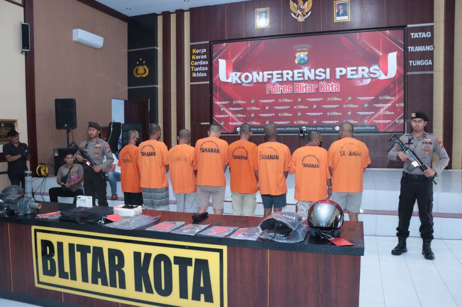 12 Hari Operasi, Polres Blitar Kota Bongkar Sindikat Pemburu Motor Kos-Kosan! - Patriapos