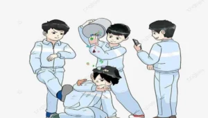 Ilustrasi seorang siswa yang menjadi korban bullying di lingkungan sekolah.