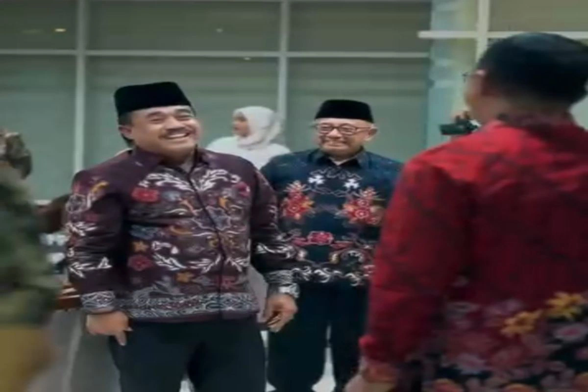 Wakil Ketua DPRD Kabupaten Blitar, H. M. Rifa’i, saat menghadiri prosesi serah terima jabatan Dandim 0808 Blitar