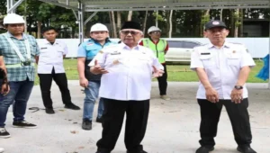 Bupati Blitar Rijanto tinjau pasar sementara Babadan, pastikan relokasi pedagang berjalan lancar