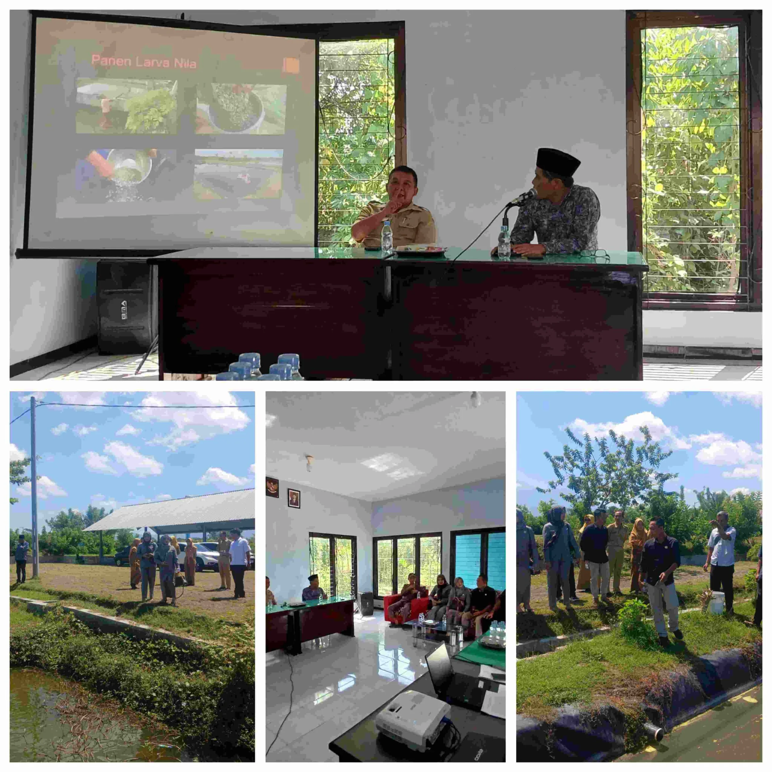 Anggota DPRD Kabupaten Blitar Budi Susila Jaya melakukan kunjungan kerja dalam daerah ke Balai Benih Ikan (BBI) Wlingi, 29 April 2025.