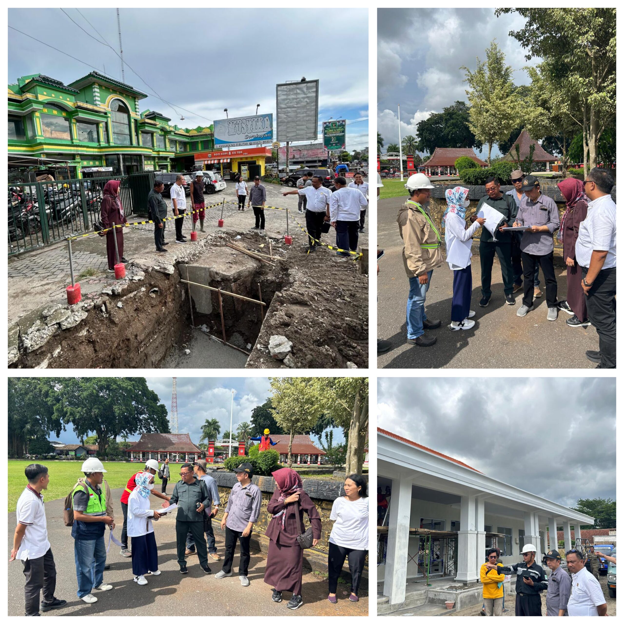 Fraksi PDI Perjuangan DPRD Kota Blitar melakukan pengawasan drainase di empat titik rawan genangan.