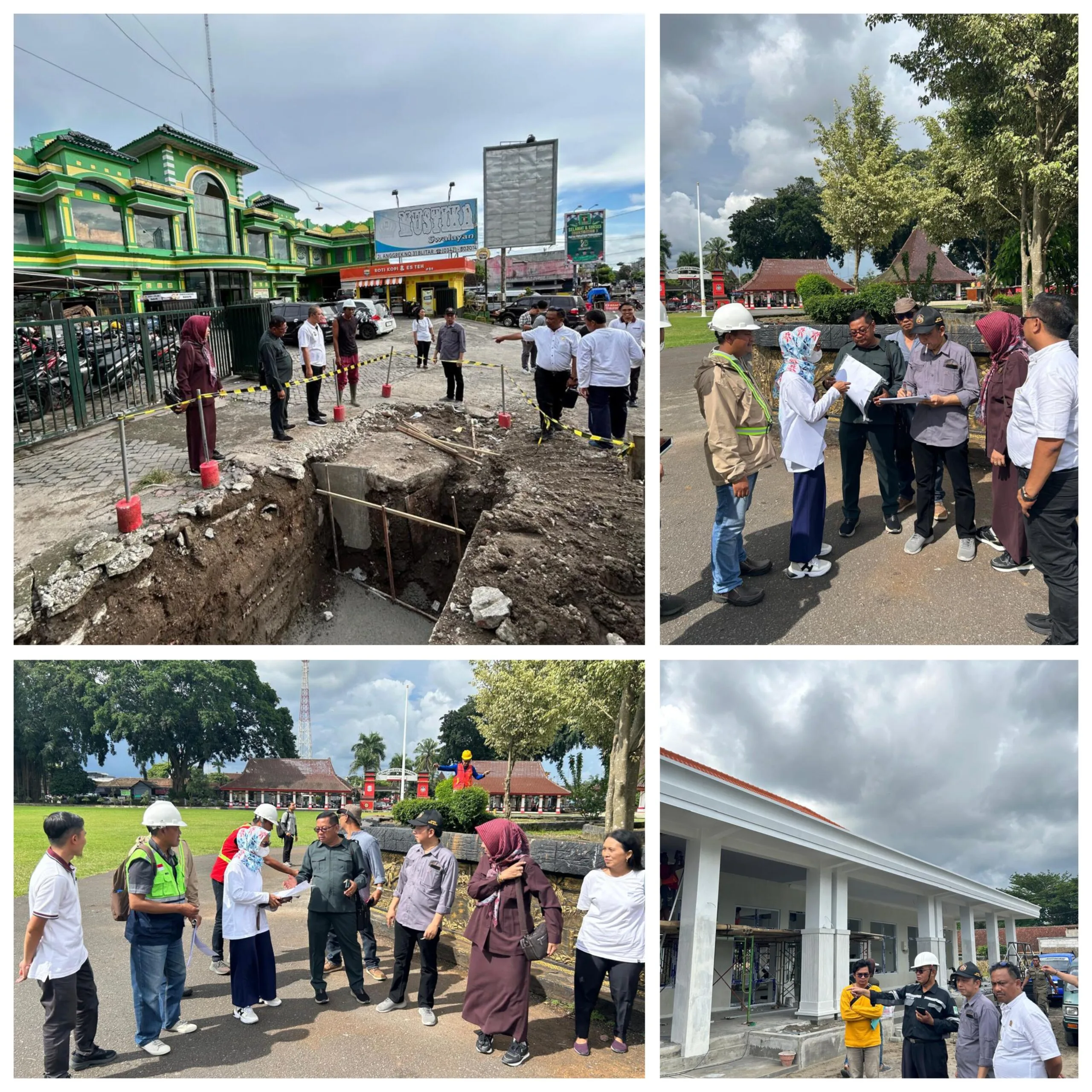 Fraksi PDI Perjuangan DPRD Kota Blitar melakukan pengawasan drainase di empat titik rawan genangan.
