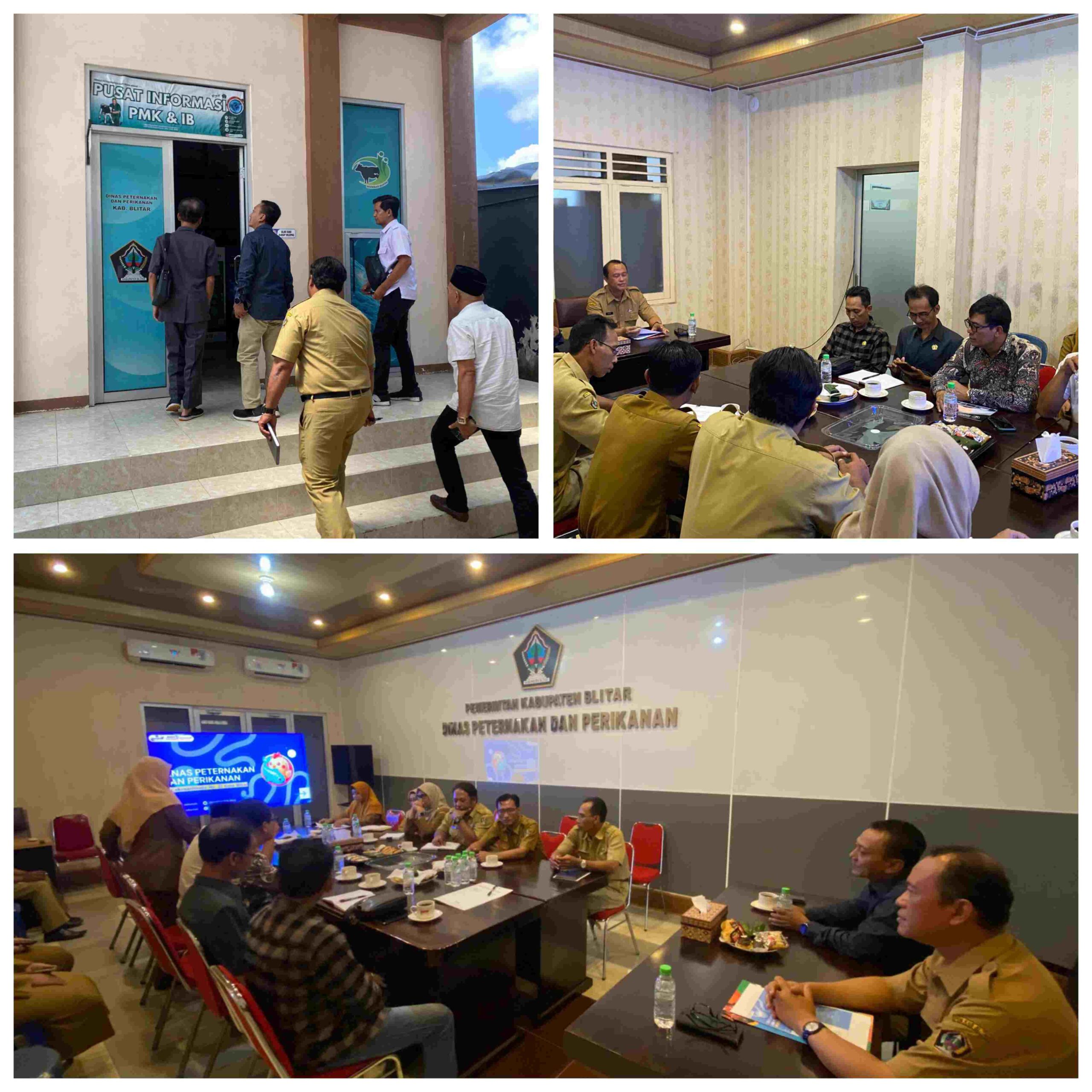 Anggota DPRD Kabupaten Blitar Budi Susila Jaya melakukan kunjungan kerja dalam daerah ke Dinas Peternakan dan Perikanan Kabupaten Blitar, 14 Oktober 2025.