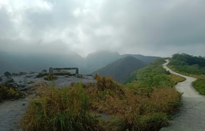 Jalur wisata gunung Kelud