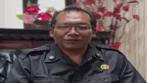 Ketua DPRD Kabupaten Blitar Supriadi saat mendukung gerakan antikorupsi melalui program Pariwara KPK.