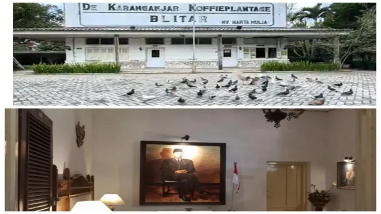 Penampakan suasana lawas De Karanganjar dan lukisan foto Presiden Ir. Soekarno