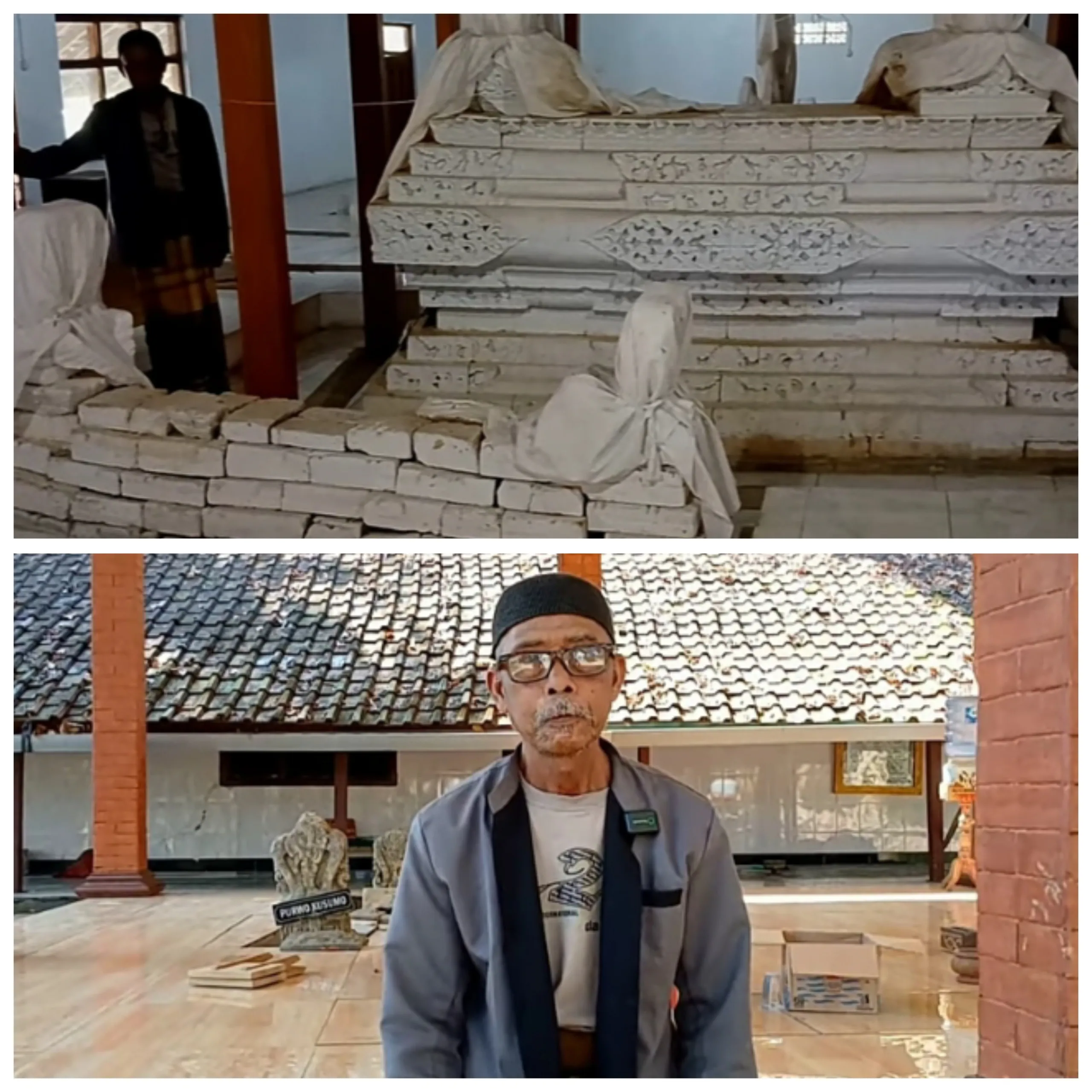 Juru Kunci Mbah Warijan Makam Tumenggung Aryo Tedjo