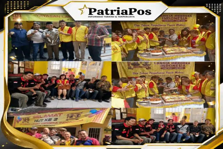 Suasana seluruh rangkaian kegiatan peringatan HUT ke-2 Yayasan Lansia Merdeka Indonesia (YLMI) yang berlangsung di Sekretariat YLMI, Jalan Lombok No. 2, Kota Medan, Jumat (5/6/2026).