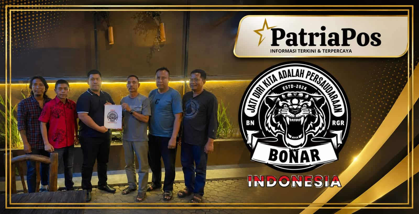 Prosesi penyerahan mandat kepengurusan DPC BONAR Indonesia Kabupaten Labuhan Batu.