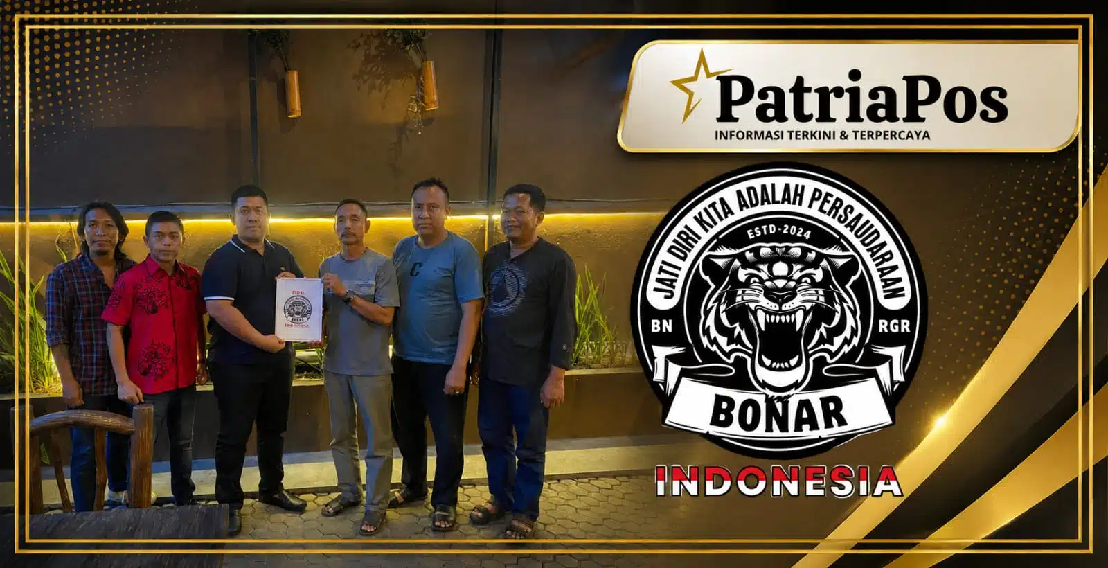 Prosesi penyerahan mandat kepengurusan DPC BONAR Indonesia Kabupaten Labuhan Batu.
