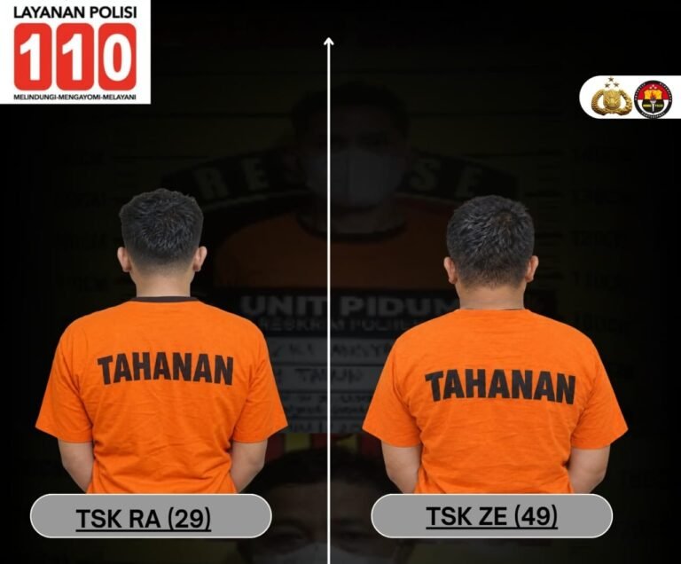 Dua terduga pelaku Curat, RA alias Adek (29) dan ZE alias Ucok (46), diamankan Satreskrim Polres Binjai setelah terlibat dalam dua kasus pencurian berbeda.