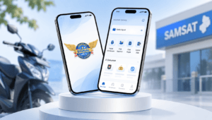 Ilustrasi cek pajak kendaraan secara online melalui aplikasi SIGNAL.