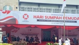 Upacara peringatan Hari Sumpah Pemuda ke-98 pada 28 Oktober 2026 berlangsung khidmat.