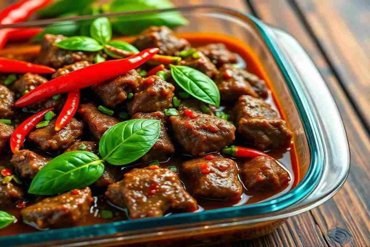 Daging Kurban Nyemek Bumbu Rempah Idul Adha Daging Kurban Nyemek Bumbu Rempah Idul Adha