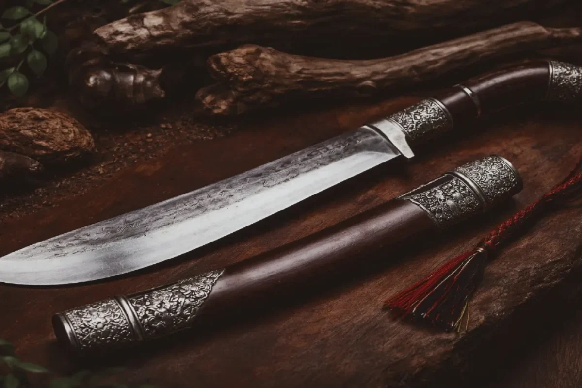 Golok Ciomas, pusaka sakral asal Banten yang diyakini memiliki nilai spiritual tinggi dan hanya dibuat melalui laku adat tertentu Golok Ciomas, pusaka sakral asal Banten yang diyakini memiliki nilai spiritual tinggi dan hanya dibuat melalui laku adat tertentu