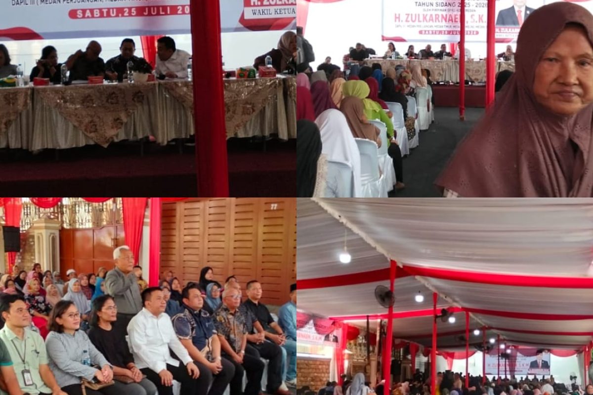 Wakil Ketua DPRD Kota Medan, H. Zulkarnain, S.K.M., menggelar Reses VI Masa Persidangan III Tahun Sidang 2025–2026 di Dapil III.