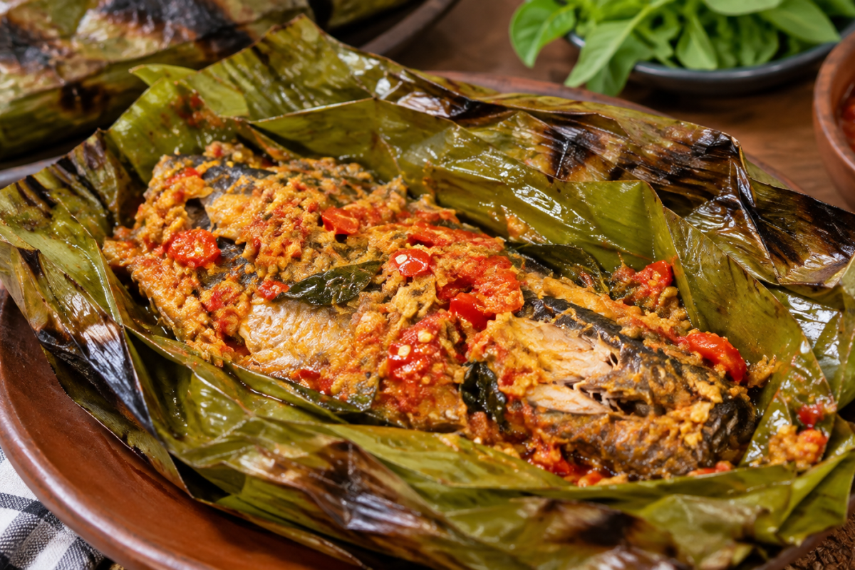 Pepes tongkol khas Jawa Timur dengan bumbu pedas gurih dan aroma daun pisang yang menggugah selera. (foto istimewa) Pepes tongkol khas Jawa Timur dengan bumbu pedas gurih dan aroma daun pisang yang menggugah selera. (foto istimewa)